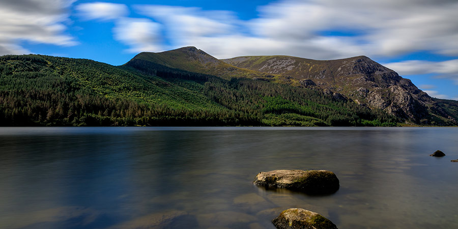 Entering the wild Welsh countryside on the Welsh Highland Railway