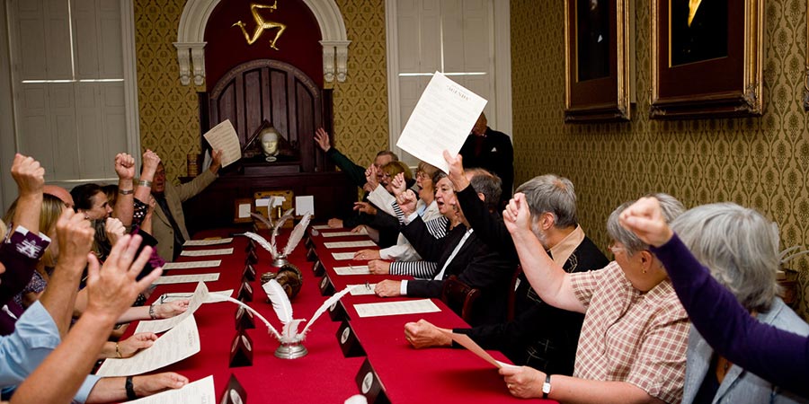 Discovering the Old House of Keys, formerly the Manx parliament