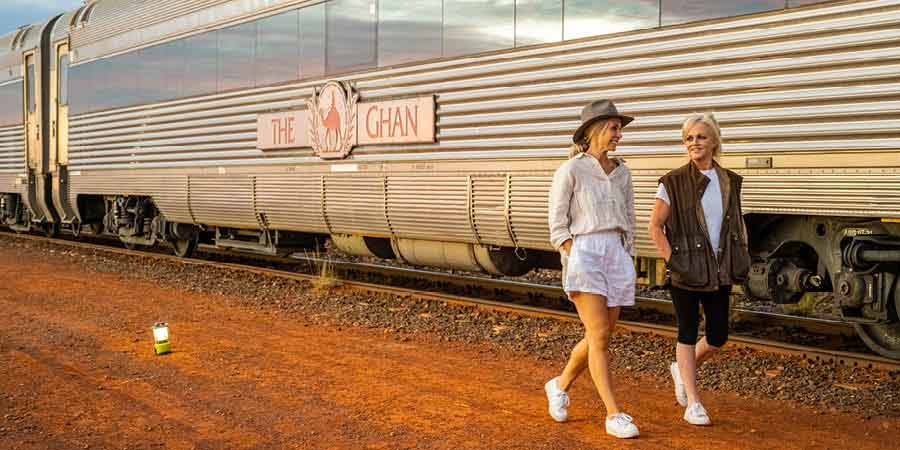 Embarking on an overnight journey aboard the iconic Ghan